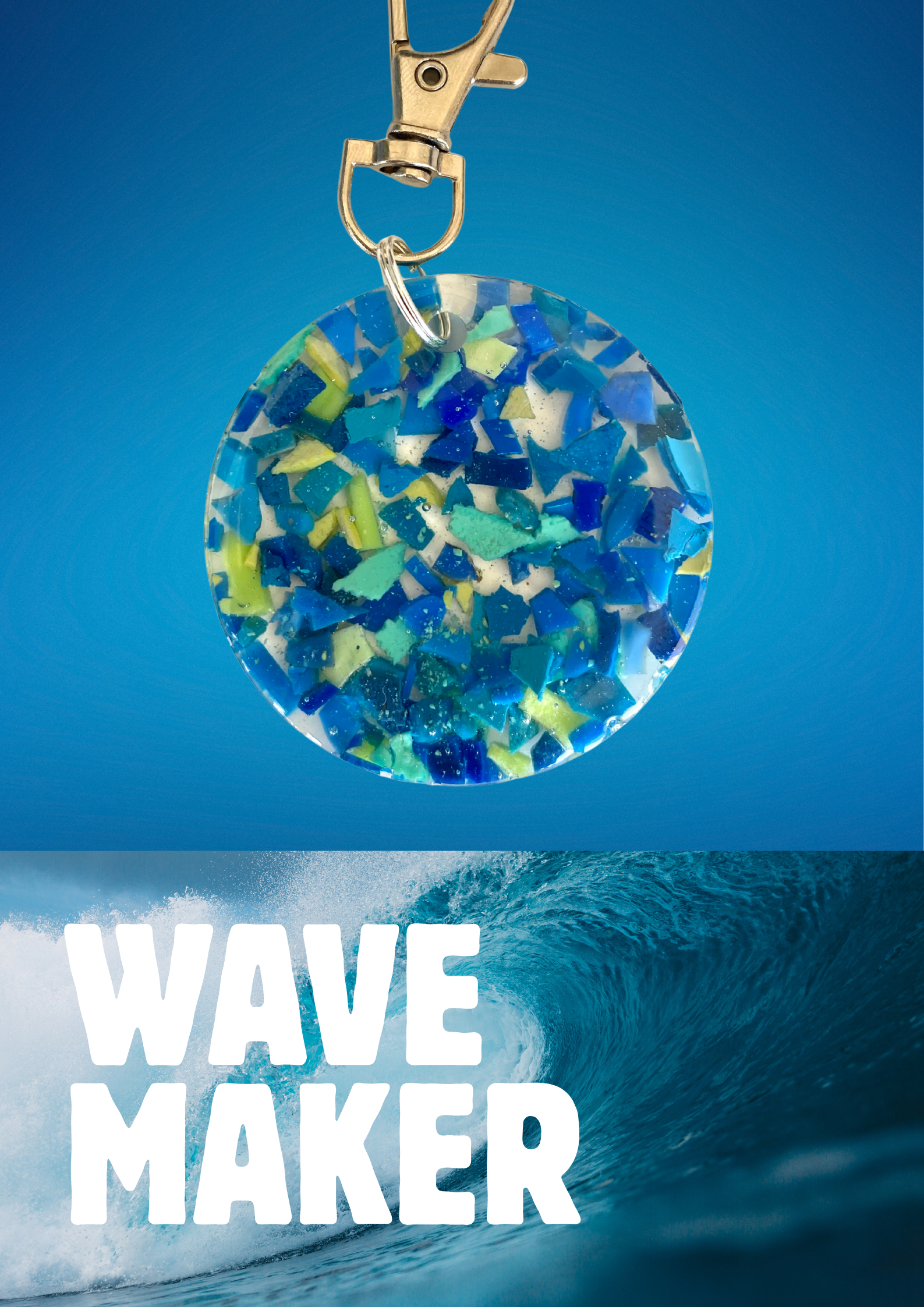 Marine Debris Keychain